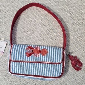 Viral Beaded Lobster  Shoulder/ Hand Bag